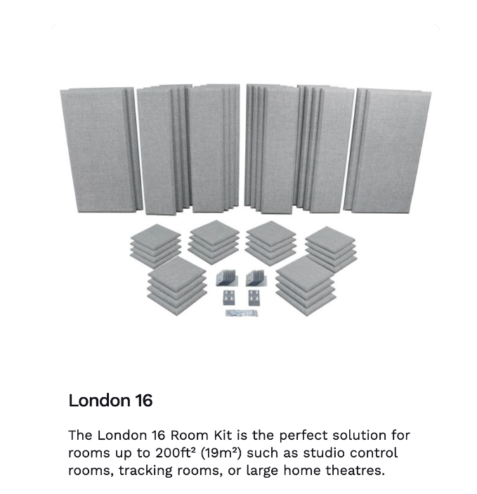 Primacoustic Acoustic Panels London 16 Room Kit