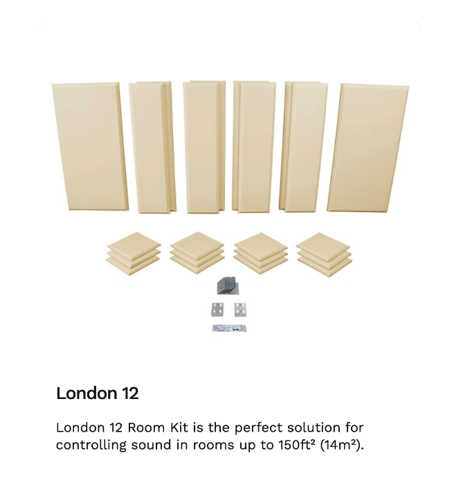 Primacoustic Acoustic Panels London 12 Room Kit